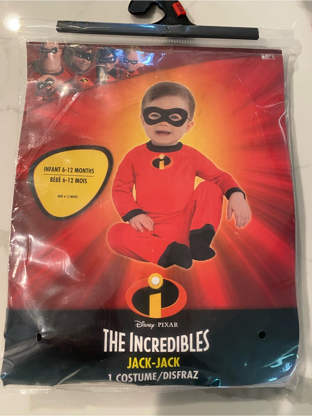 The Incredibles Jack-Jack Infant Costume - Red and Matching Mom costume